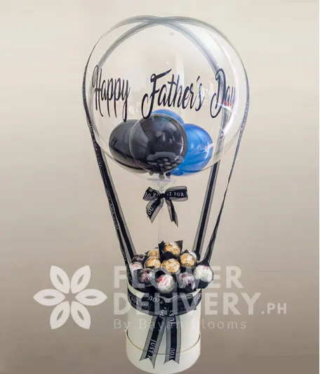 Happy Father's Day Balloon with Ferrero Chocolate