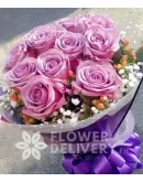 1 Dozen Ecuadorian Lavender Roses