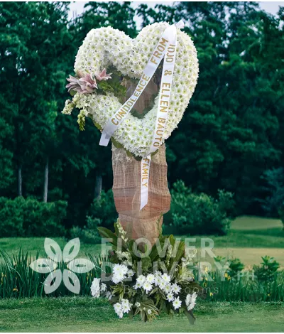 Heart Funeral Flower 1 Heart Funeral Flower 1