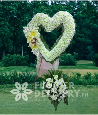 Heart Funeral Flower 2 Heart Funeral Flower 2
