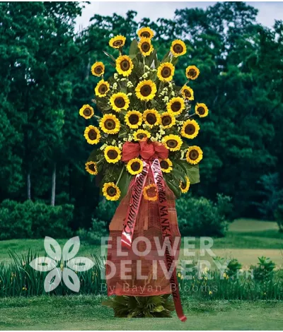 Inaugural Flower Standee 1 Inaugural Flower Standee 1