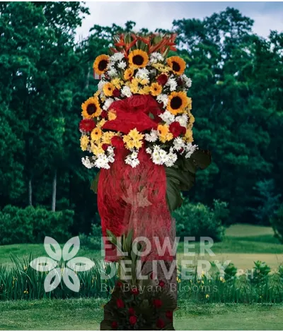 Inaugural Flower Standee 4 Inaugural Flower Standee 4