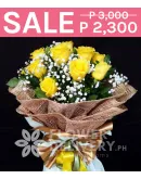 1 Dozen Imported Yellow Roses