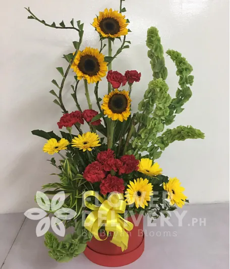 A lovely box of birthday flower preset