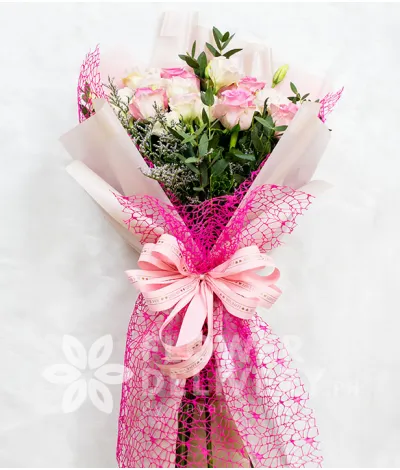 Gorgeous 10 Stems China Pink Roses Gorgeous 10 Stems China Pink Roses