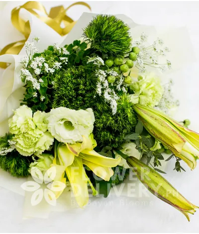 Pretty Bouquet of Yellow Lilies Pretty Bouquet of Yellow Lilies