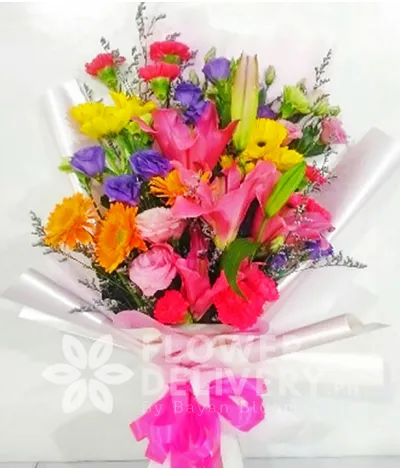 Arm Bouquet of Assorted Flowers