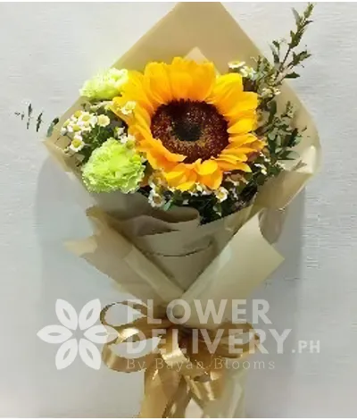 Bouquet of Sunflower with Carnations