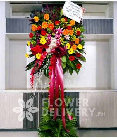 Inaugural Flower Standee 5 Inaugural Flower Standee 5