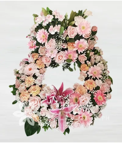 Sincerity Pink Urn Flower Arrangement Sincerity Pink Urn Flower Arrangement